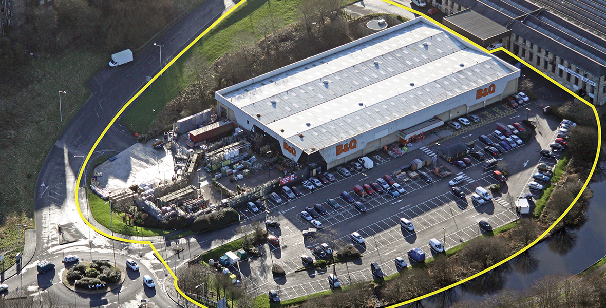 Stand-alone DIY store adjacent to M65, junction 12.