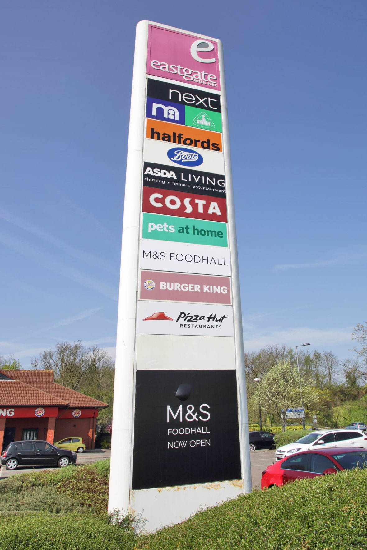 Eastgast Retail Park Shopping Sign